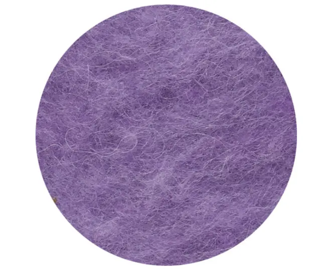 Kardet ull lilla 250 g 