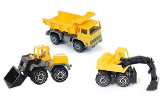 Anleggsmaskiner sett L40 cm, 3 stk