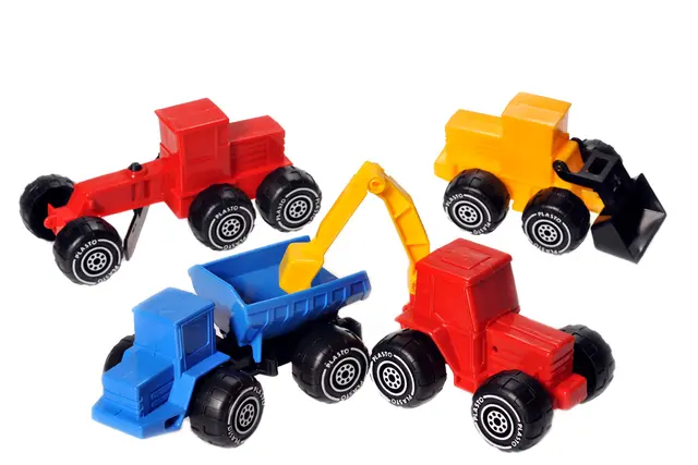 Anleggsmaskiner sett L14-20 cm, 4 stk 