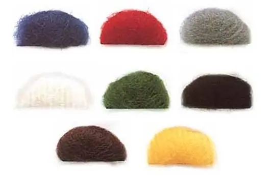 Kardet ull lys grå 1 kg 