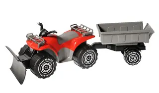 Firehjuling med henger L45 cm