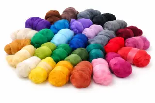 Kardet ull storpakke 26 x 25 g