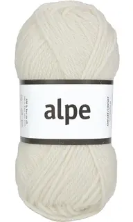 Alpe ullgarn hvit 50 g