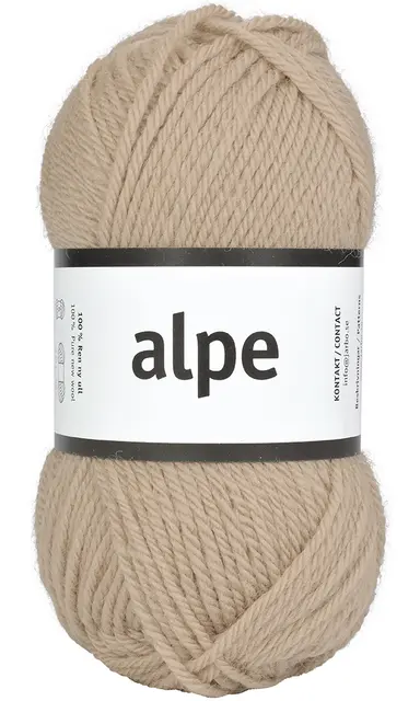 Alpe ullgarn beige 50 g 