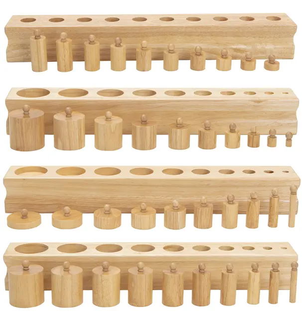 Montesorri sylinder sett 44 deler 