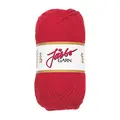 Soft bomullsgarn r&#248;d 50 g
