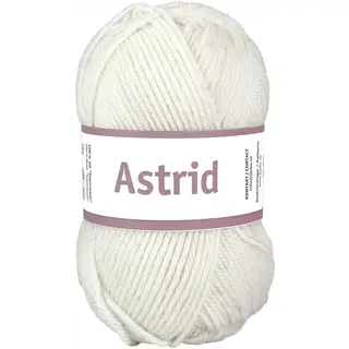 Astrid Superwash ullgarn hvit 50 g
