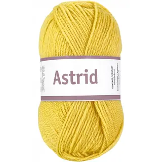 Astrid Superwash ullgarn gul 50 g