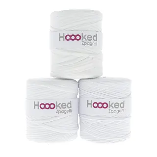 Hoooked Zpagetti garn hvit 700 g