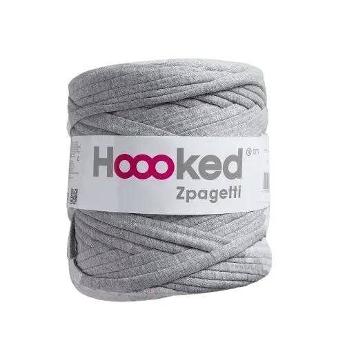 Hoooked Zpagetti garn grå 700 g 