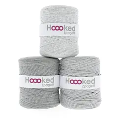 Hoooked Zpagetti garn gr&#229; 700 g