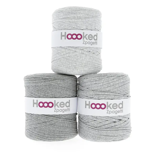 Hoooked Zpagetti garn grå 700 g 