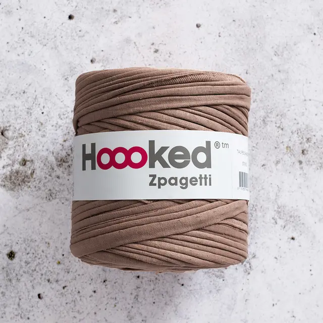 Hoooked Zpagetti garn brun 700 g 