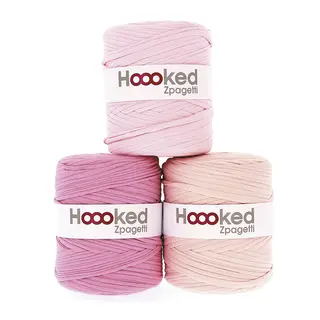 Hoooked Zpagetti garn rosa 700 g