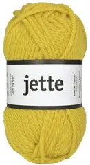 Jette ullgarn gul 50 g