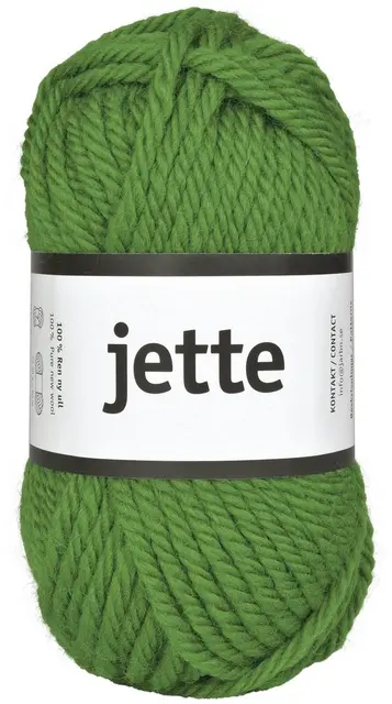 Jette ullgarn grønn 50 g 