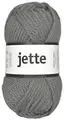 Jette ullgarn grå 50 g