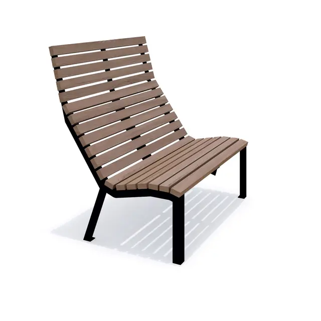 Delia benk med høy rygg L120 x B94 x H119 cm 