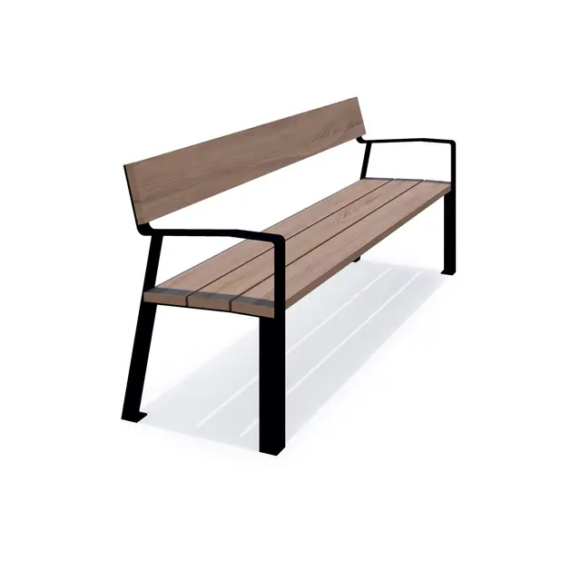 Delia benk med armlener L200 x B58 x H85 cm 