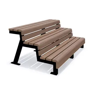 Line tribunebenk høy L200 x B125 x H80 cm