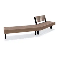 Pangaia hj&#248;rnebenk L304,5 x B62,5 x H82 cm