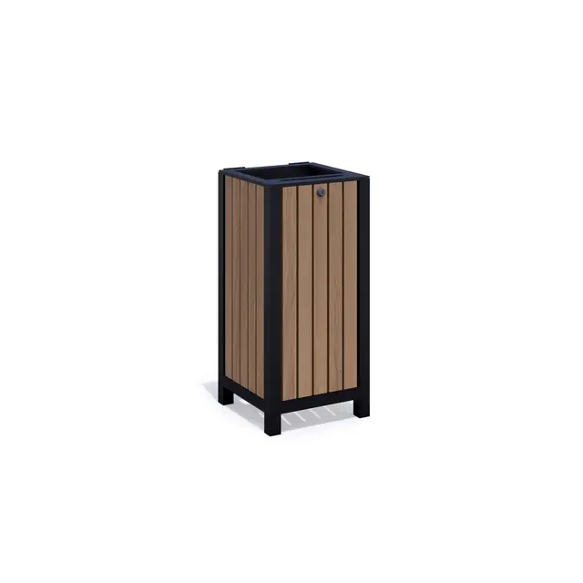 Colt avfallsbeholder høy L38 x B38 x H80 cm 