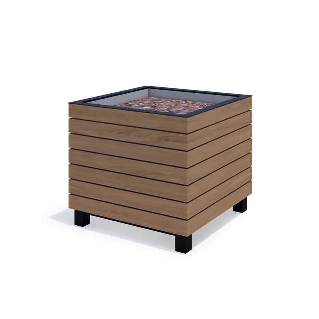 Line plantekasse solid L100 x B100 x H89 cm 