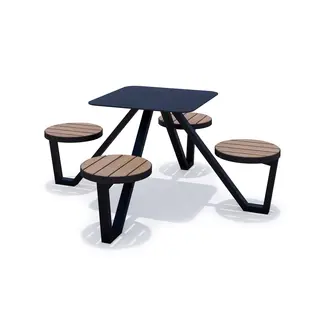 Garden parkbord kvadrat L186 x B186 x H75 cm