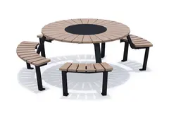 Delia bordsett med rullestolplass L227 x B227 x H74 cm