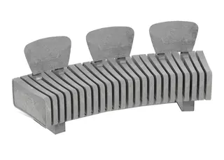 ReBnew Vertebra buet benk med rygg L200 x B61 x H79/45 cm