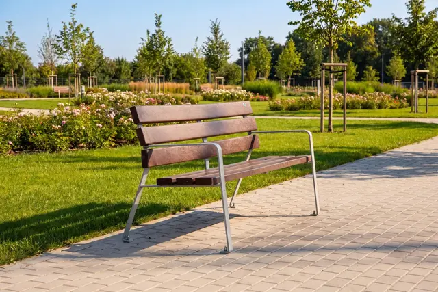ReBnew Ecosens parkbenk L180 x B73 x H85/44 cm 