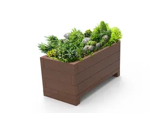 ReBnew plantekasse avlang L100 x B48 X H48 cm