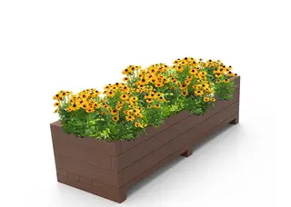 ReBnew plantekasse avlang stor L180 x B60 x H48 cm
