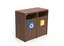 ReBnew Picco avfallsbeholder dobbel L112 x B56,5 x H100 cm