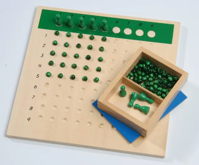 Montessori-læringsmateriell matematikk B66 x D42 x H103 cm 