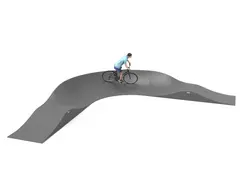 Pumptrack 15 m L723 x B723 x H89 cm