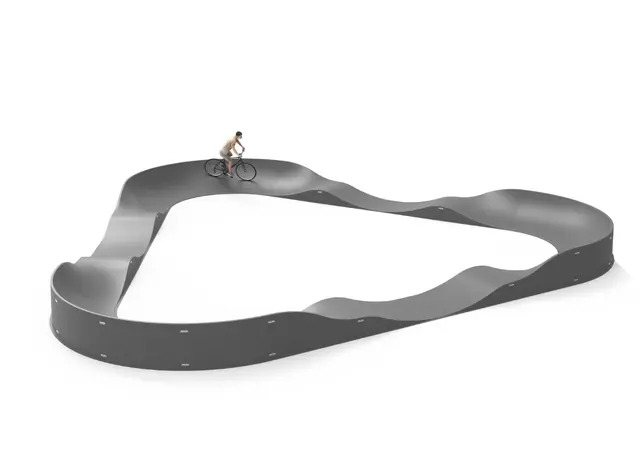 Pumptrack 45 m L1446 x B1339 x H89 cm 