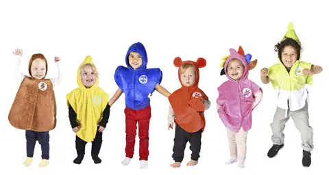 Babblarna utkledningskapper 6 stk