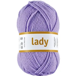 Lady akrylgarn lys lilla 50 g