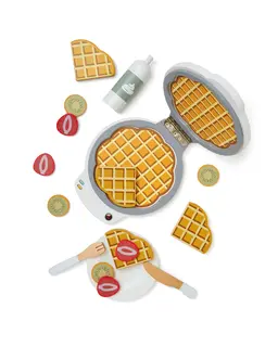 Vaffeljern med tilbehør 17 deler