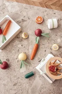 Grønnsaker i kasse 10 deler