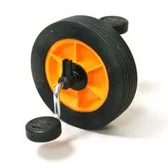 Rabo forhjul med pedaler 250 x 50 mm