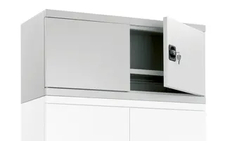 Kontorskap med hengslede dører B100 x D44 x H47 cm