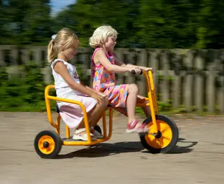 Rabo sidevognsykkel 4-8 år