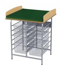 Fast stellebord B80 x D80 x H90 cm