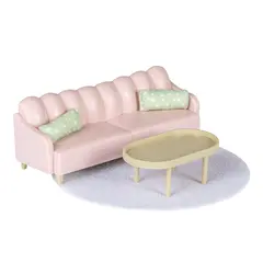 Lundby dukkehusmøbler stue 5 deler
