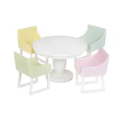 Lundby dukkehusmøbler spisestue 5 deler