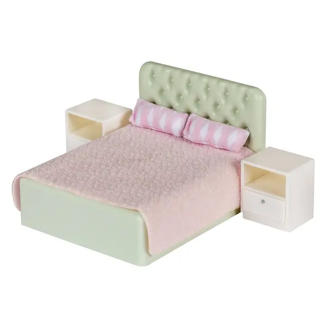 Lundby dukkehusmøbler soverom 3 deler 