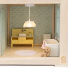 Lundby dukkehusmøbler bad 5 deler