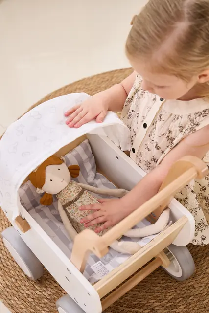 Dukkevogn L39 x B30 x H54 cm 